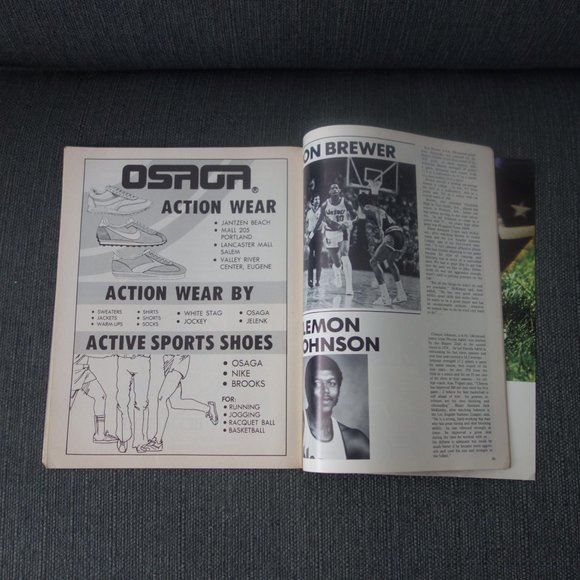 hoop Portland Trail Blazers vs Houston Rockets Saturday November 25 1978 Program - Picture 12 of 16